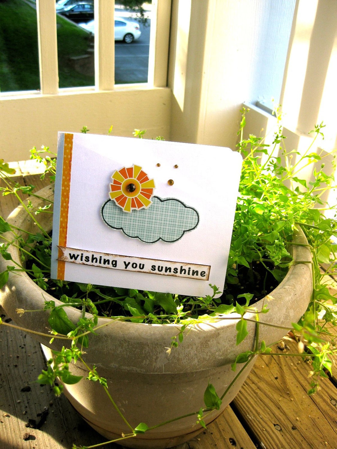wishing you sunshine card