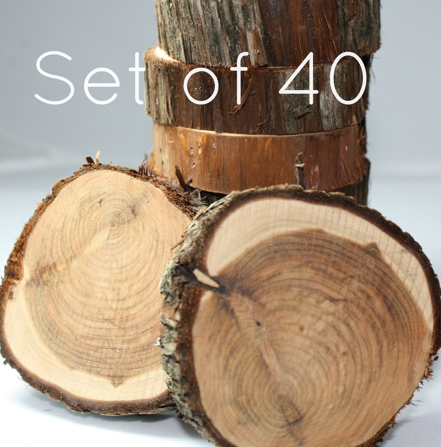 Rustic Wedding Decor, set of 40, unfinished and ready for your wedding project, DIY decor