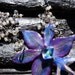 ON SALE labradorite orchid necklace Brazilian jewelry by BeijoFlor