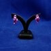 Violet Tentacle Earrings - Handmade Polymer Clay Jewelry