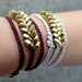 LUXLA Gold Hex Bracelet
