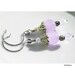 Earrings, Lavender Jade, Swarovski Crystals