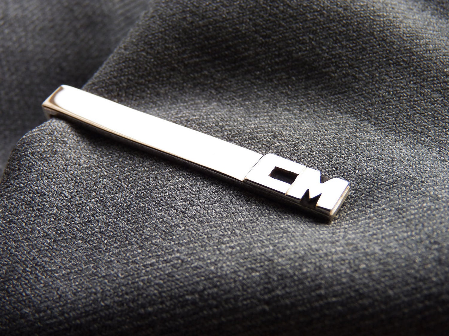 Personalized Tie Bar Sterling Silver, Gifts for Men, Wedding Gifts, Gift for graduations, Father's Day, Anniversary, Custom order