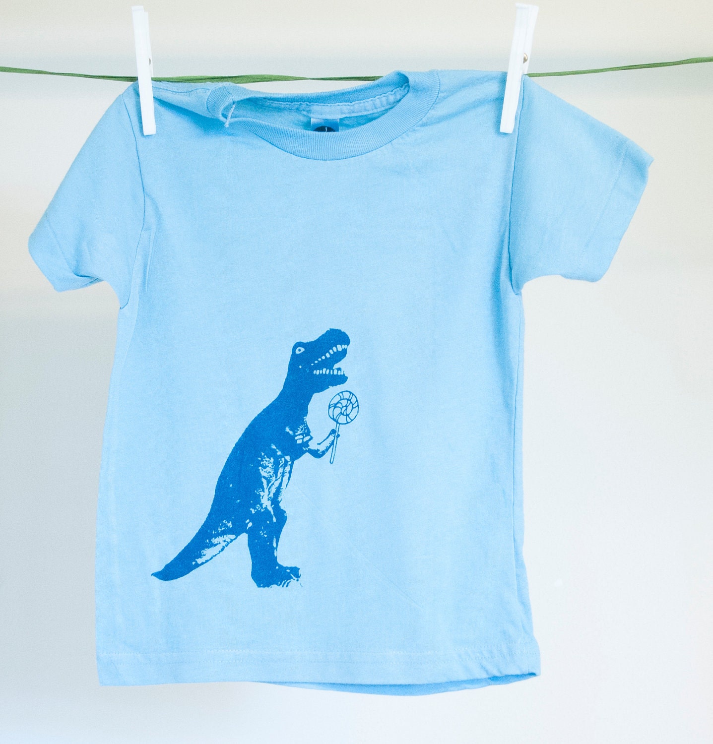 Dinosaur  T shirt, T-Rex Shirt,  funny baby shirt, toddler, Blue, etsykids team