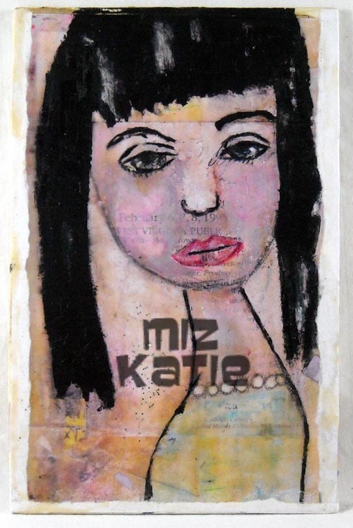 Voices - Mixed Media on birch plywood