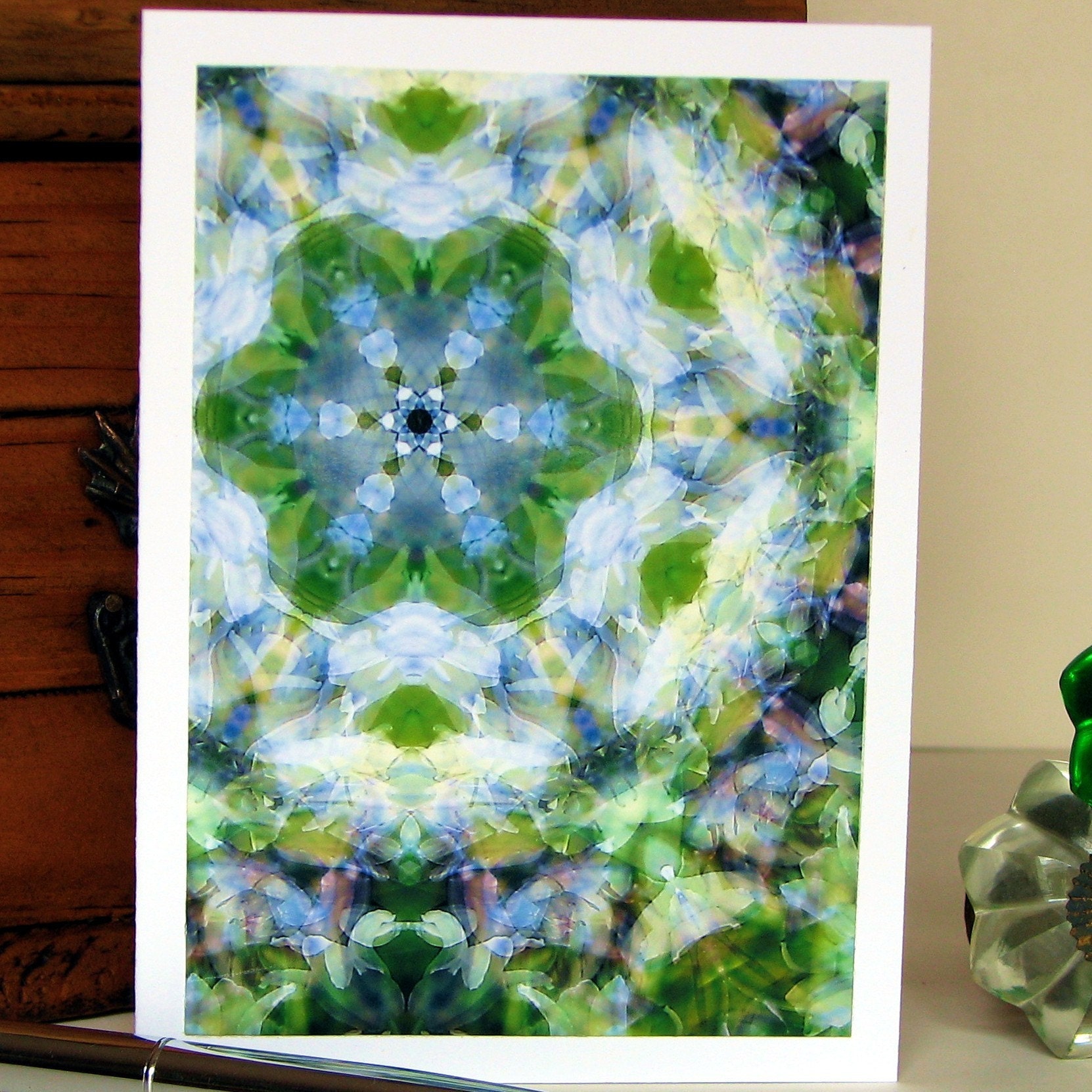 Crystal Light Blank Note Cards $15