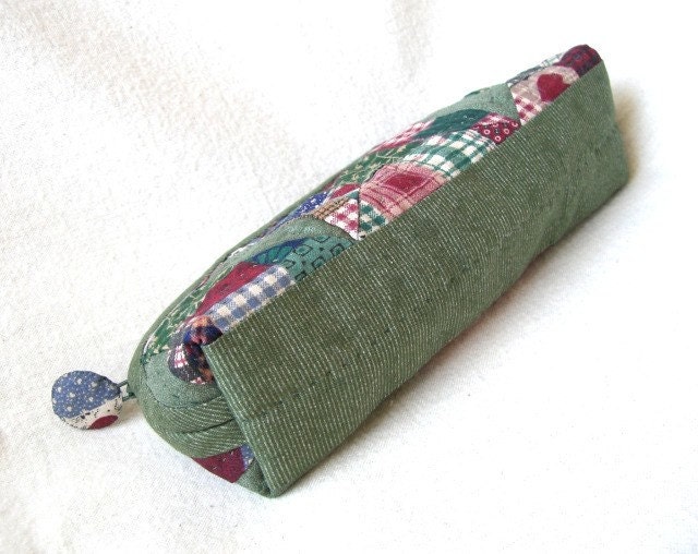 Patchwork Pen Case-Thread Spool