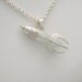 Large Rocket Ship Pendant.
