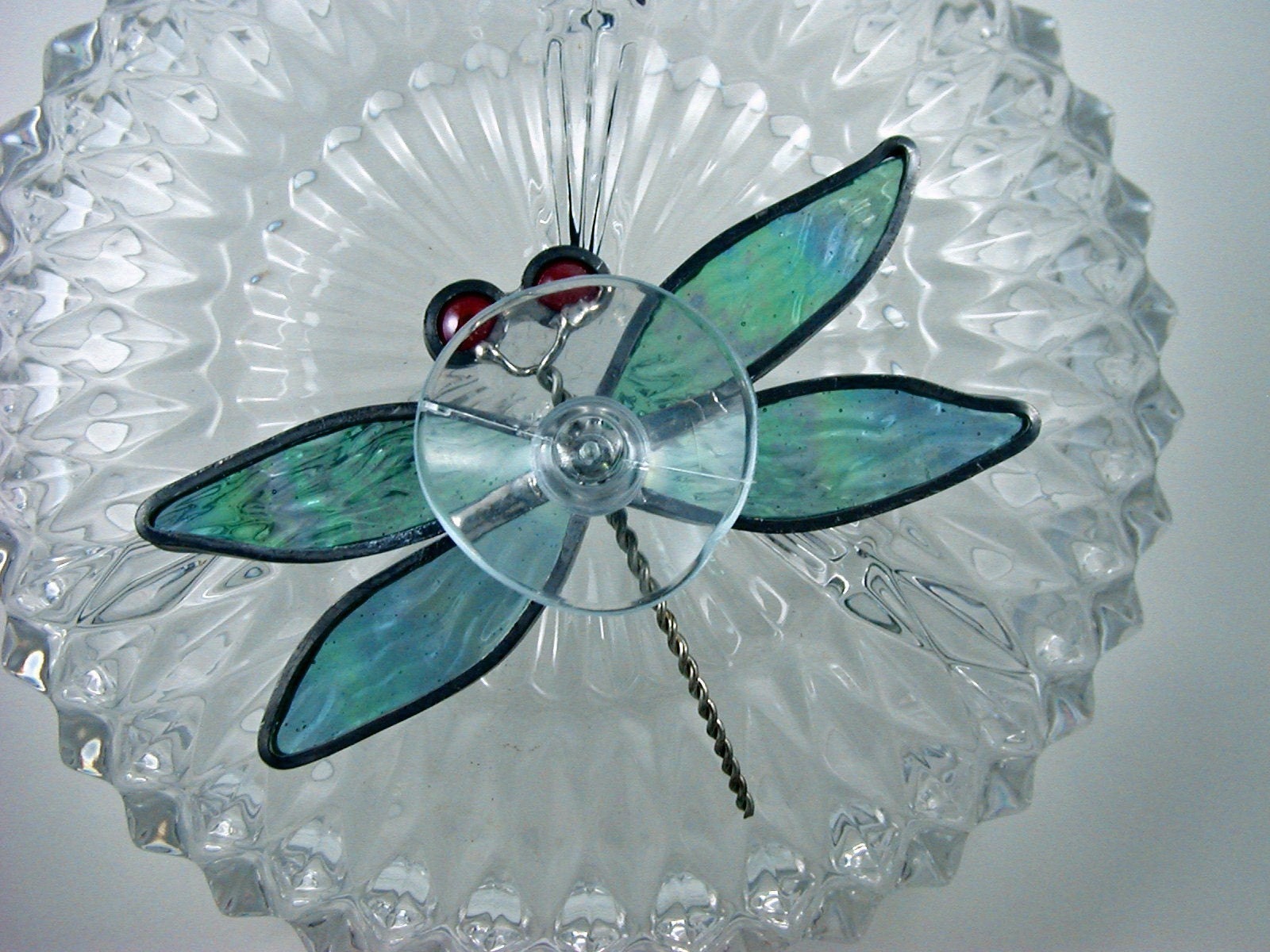 Saffire Blue Dragonfly Suncatcher