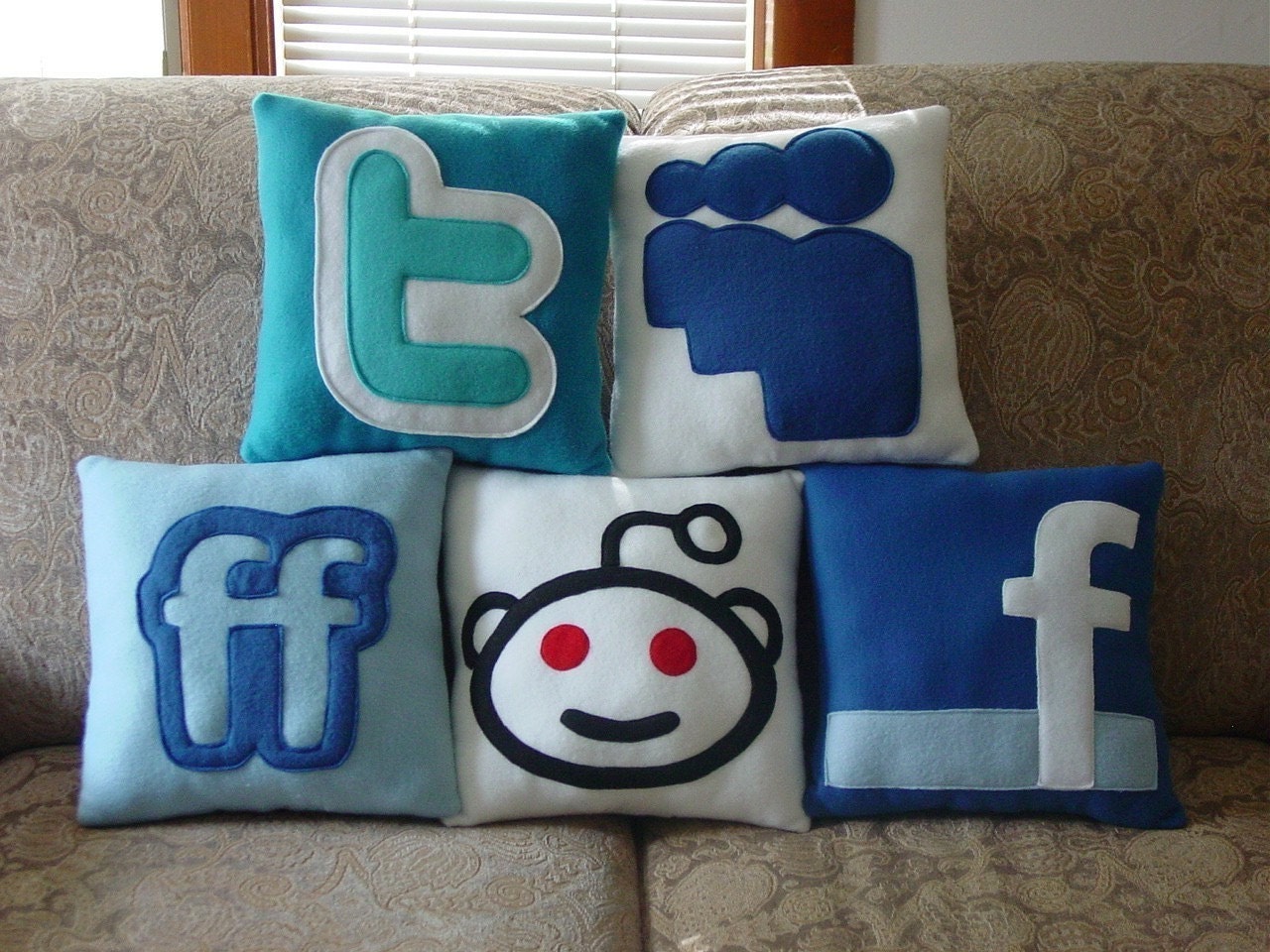 Twitter Icon Pillow