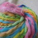 Handspun Yarn - Happy Sparkly Rainbows
