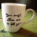Mr. Darcy Proposal Mug