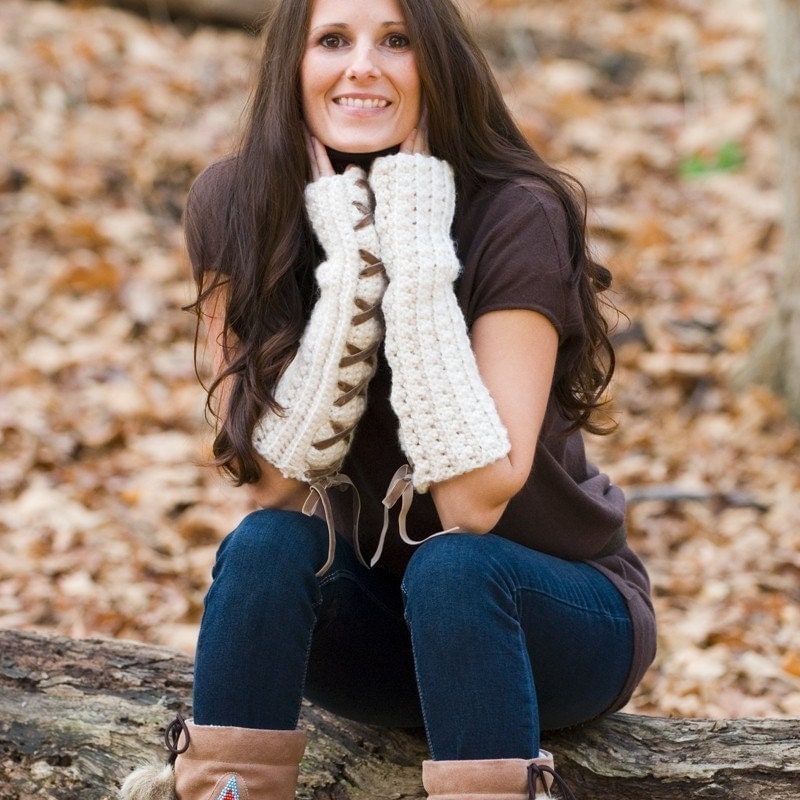 Convertible Lace Arm Warmers В» Strand Over Fist