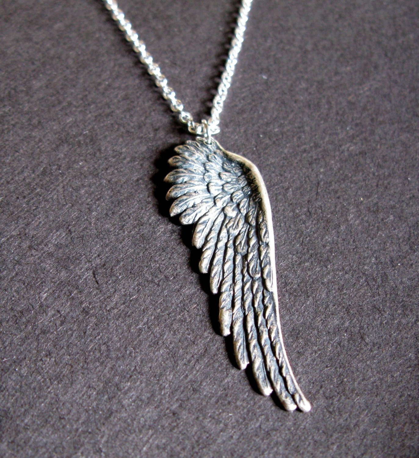 Angel Wing necklace mens