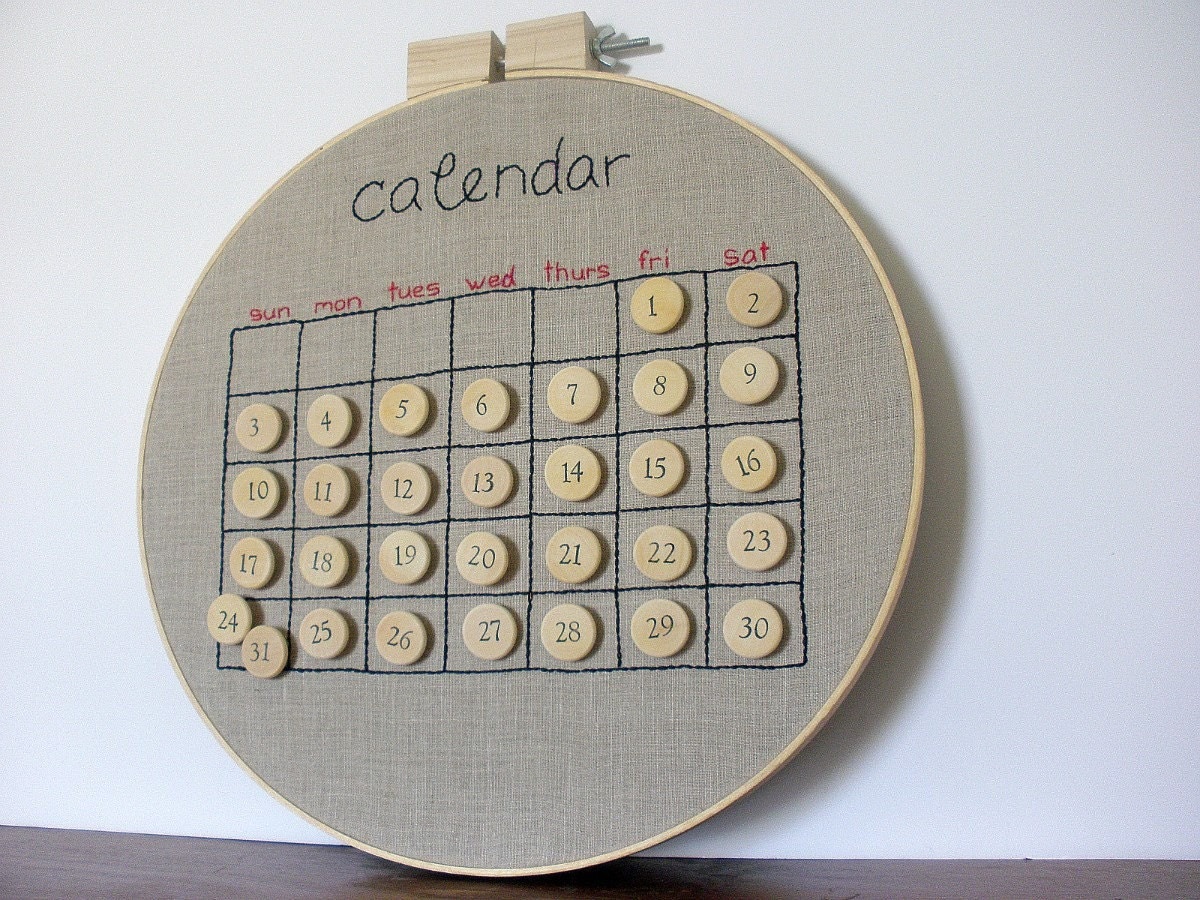 calendar etsy