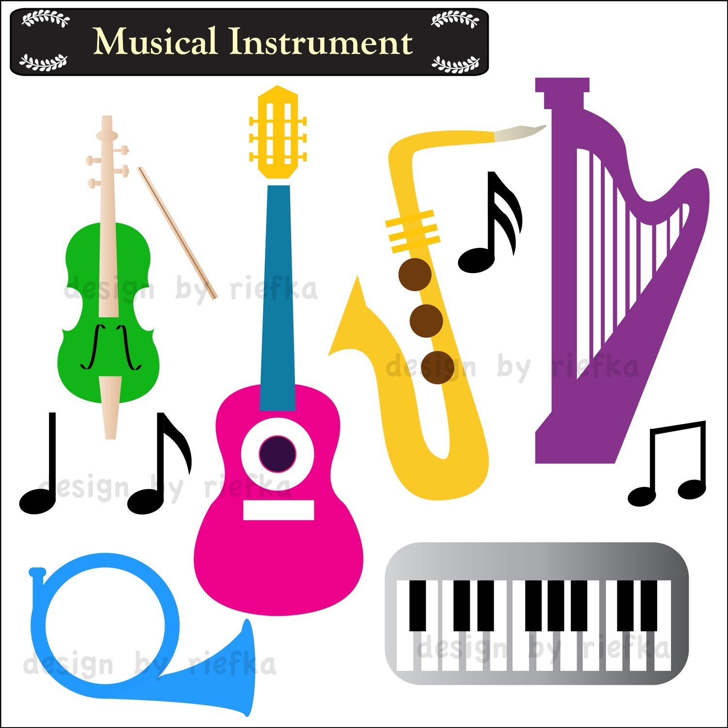 Musical+instruments+clip+art