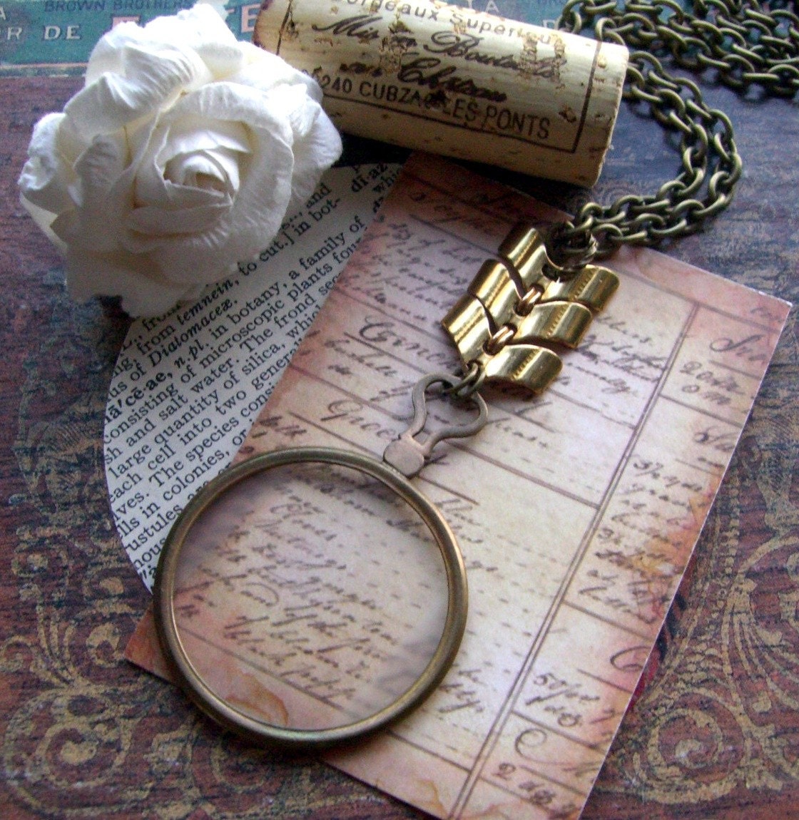 Antique Monocle Necklace Antique Monocle Necklace