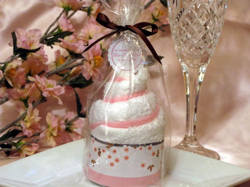 CHERRY BLOSSOM wedding bridal shower cupcake towel favors From shadow090109