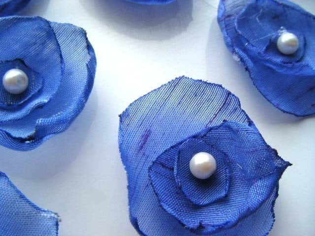 Cornflower Blue Wedding Table Decoration x 10 From ABespokeTouch