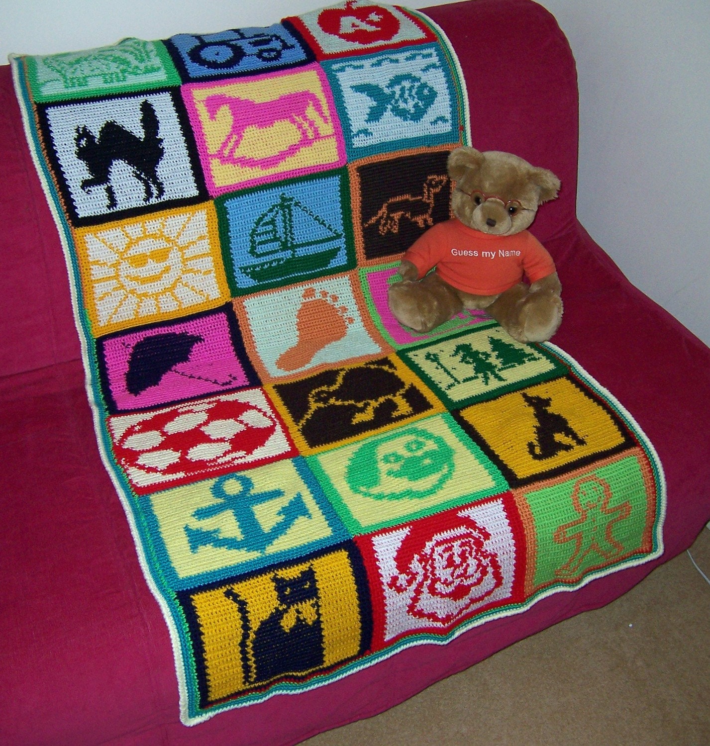 How to Crochet a Granny Square Baby Blanket | eHow.com