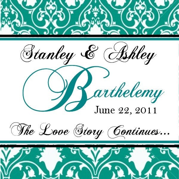 Personalized wedding labelsstickers or cardstock tags any wording or text