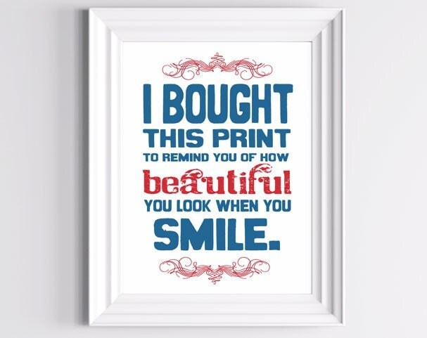 Cheer Up Smile Poster - The Wallaroo