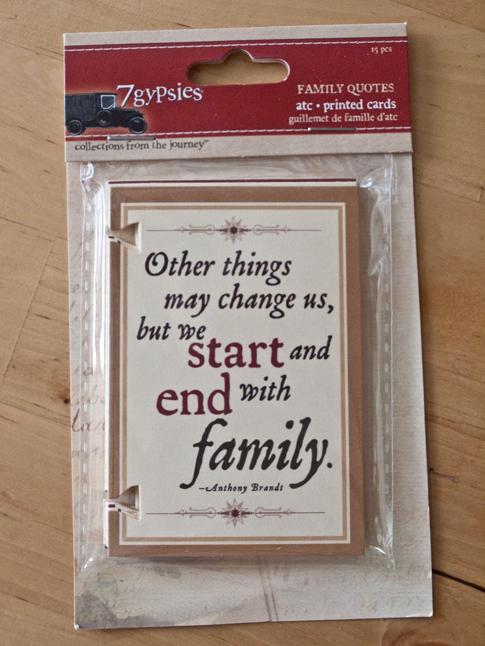7 Gypsies family quotes atc