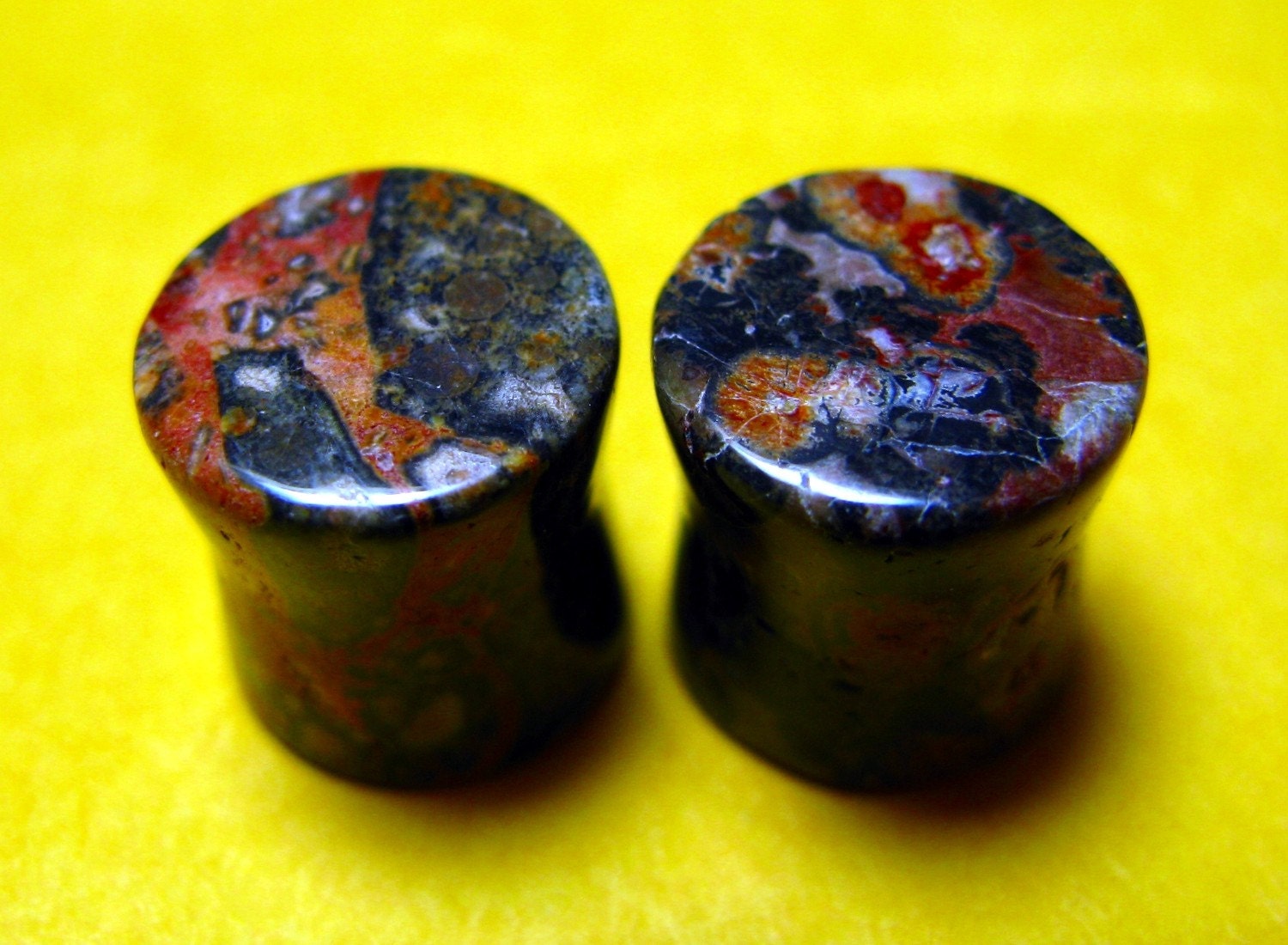 Picture Jasper Stone Plugs 2g Sold As