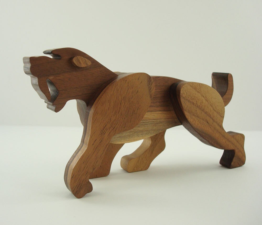 Saber Tooth Tiger Waldorf Wood