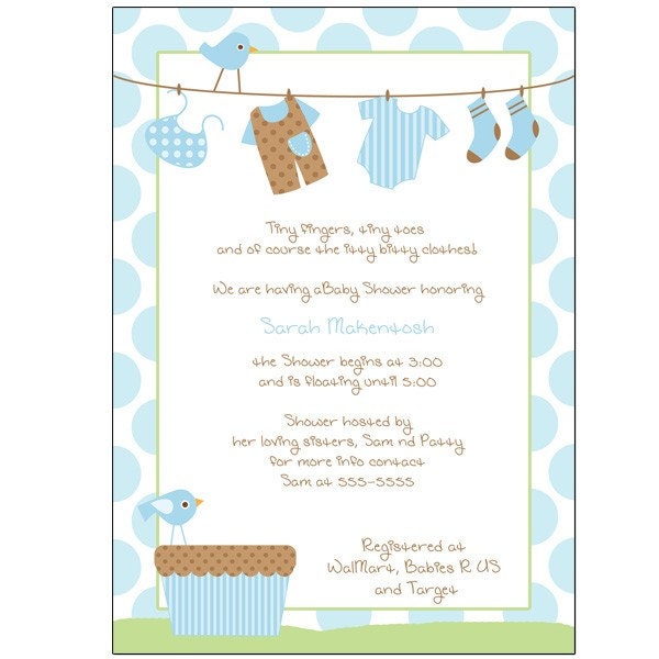 Clothes Line Blue