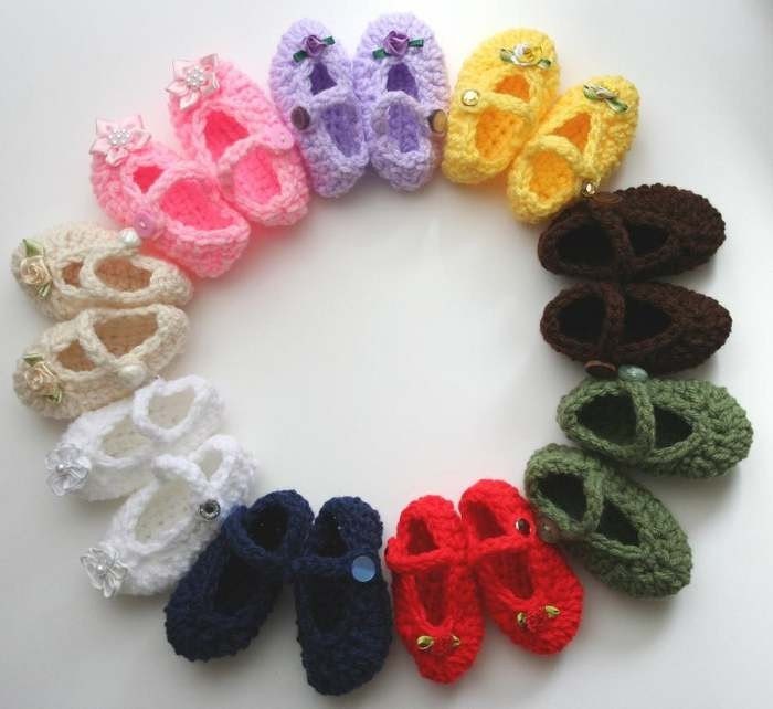 How to crochet Mary Jane booties | Video В« Wonder How To