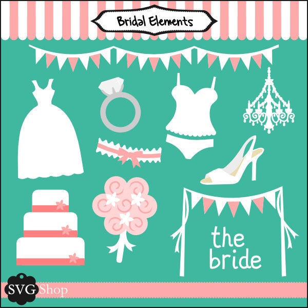 Bridal Elements SVG Set
