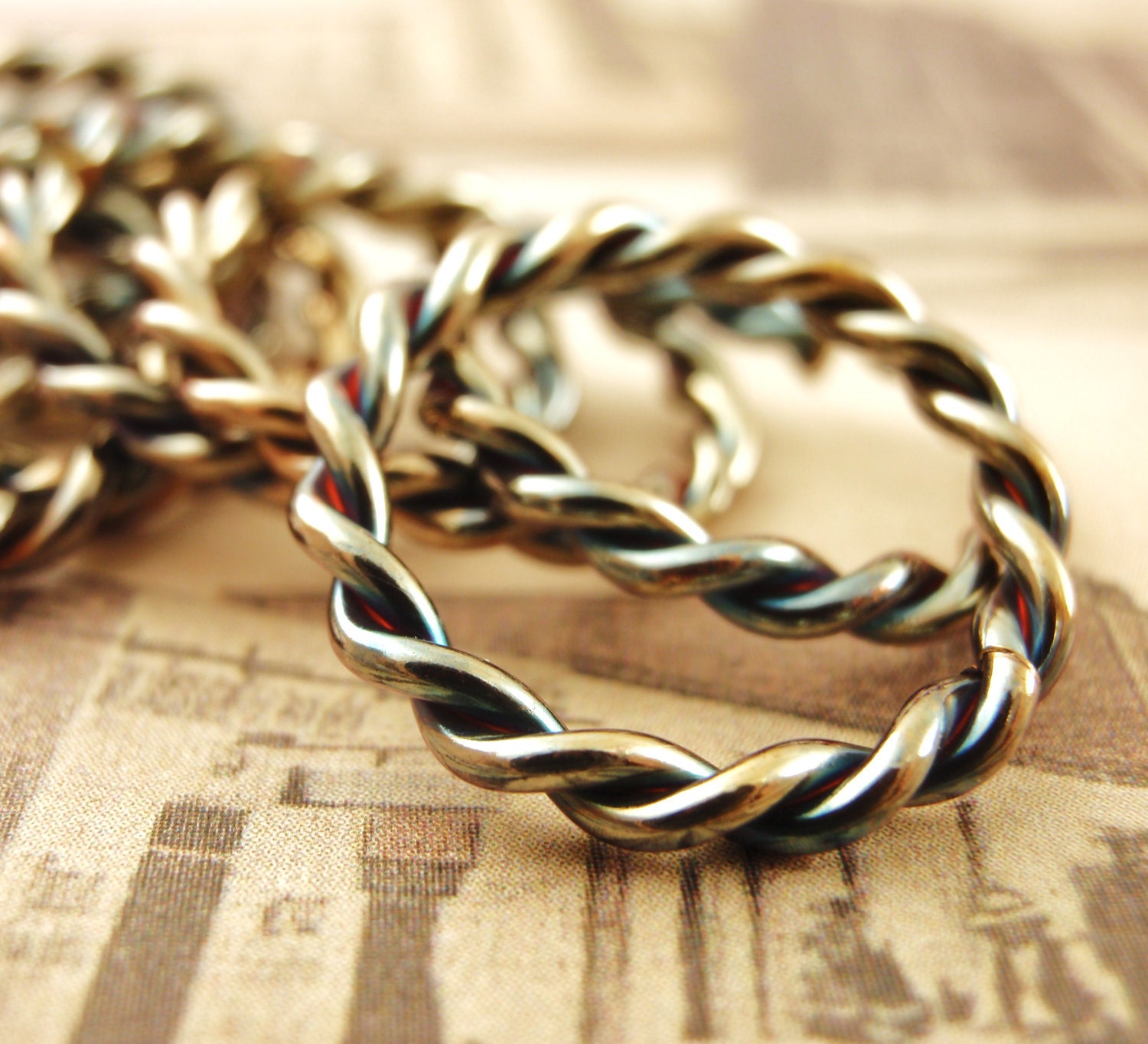 So I had an idea for twisting wire before turning it into rings, then found that someone had