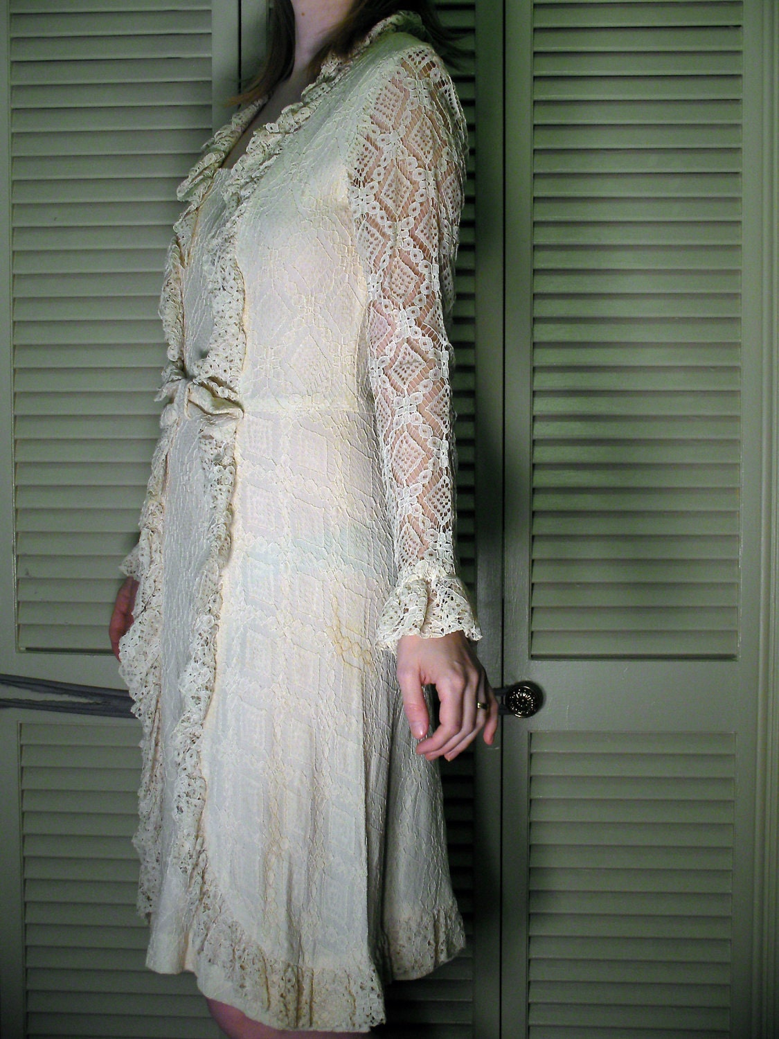 Vintage Lacy Ivory dress