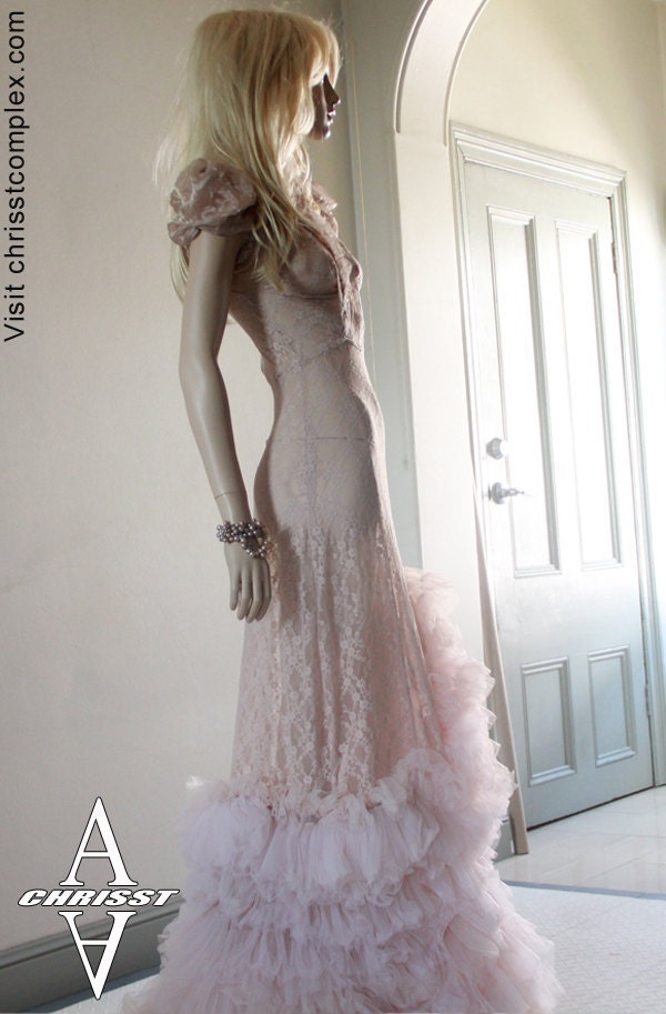 Steampunk Victorian Wedding Dress Gown Gothic Fantasy Fashion A Chrisst hand