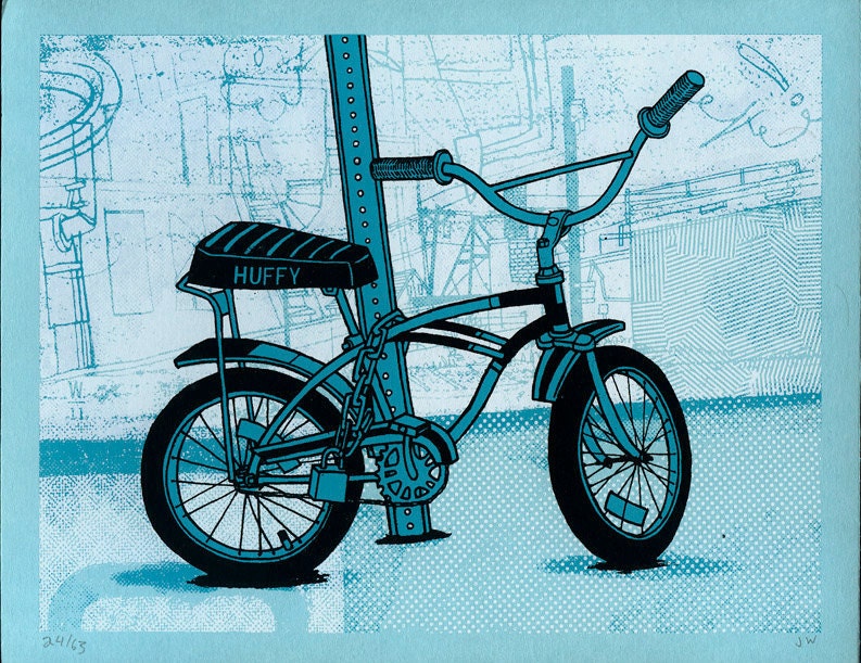 Locked Bike: Huffy by James Weinberg