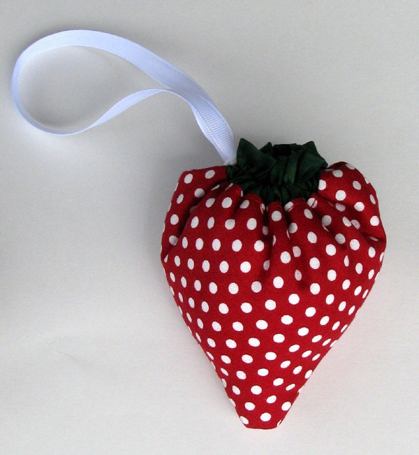 Strawberry Reusable Market Bag FFS Drawing