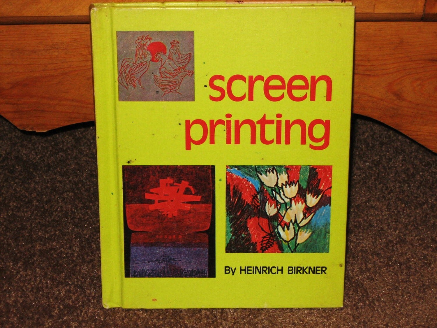 Screen printing Heinrich Birkner
