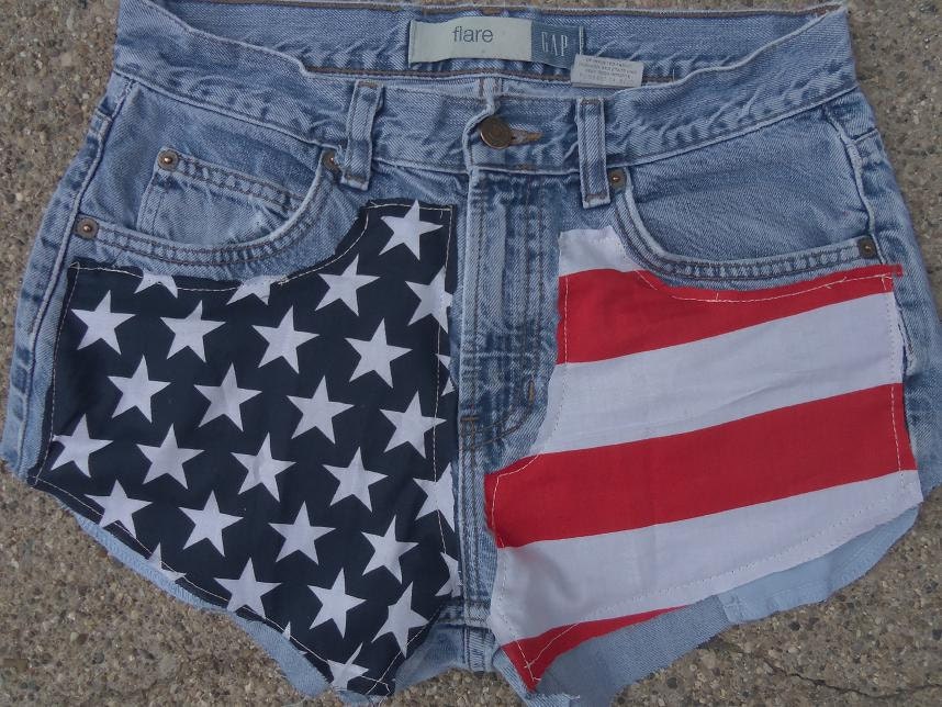 High-Waisted American Flag High-Waisted American Flag