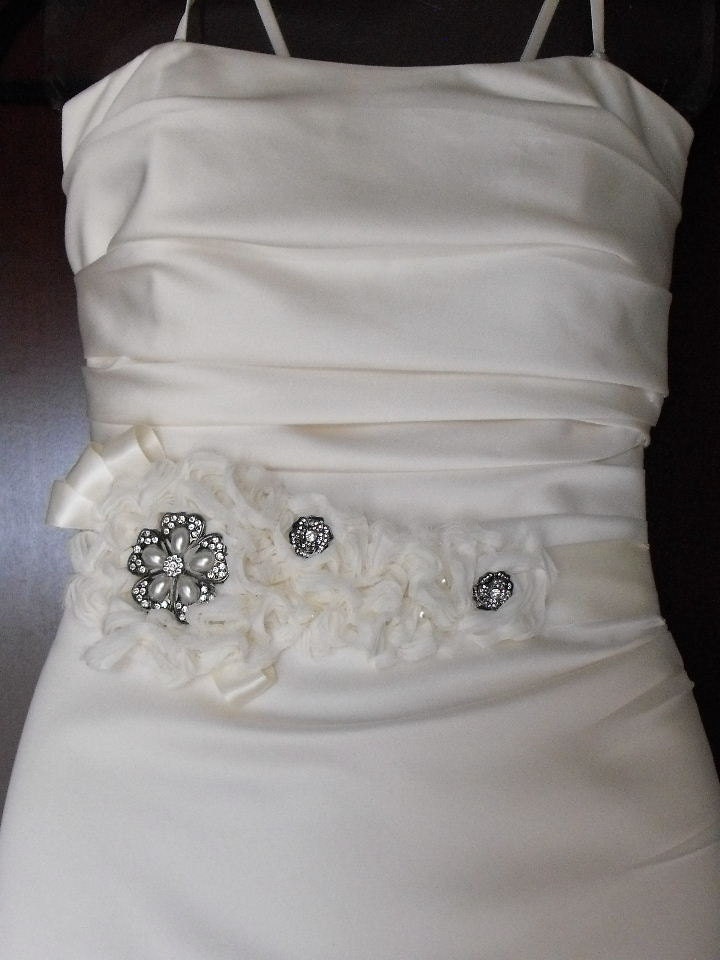 Ready to Wear Bridal Gown Sashes Belts One of a KIND wedding bridal sash
