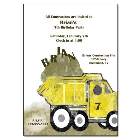 Yellow Dump Truck