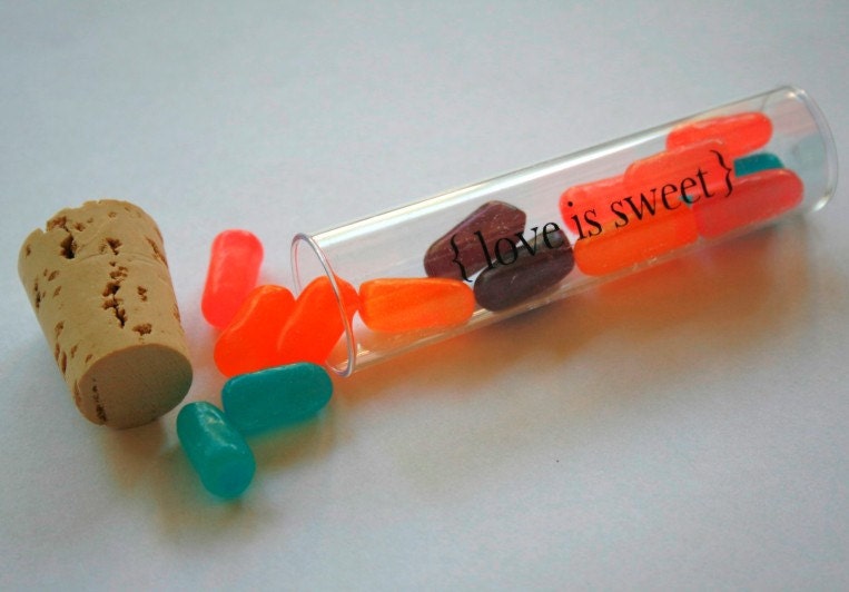 Love Is Sweet Wedding Favor Tube Qty 220 From TIEtheKNOT