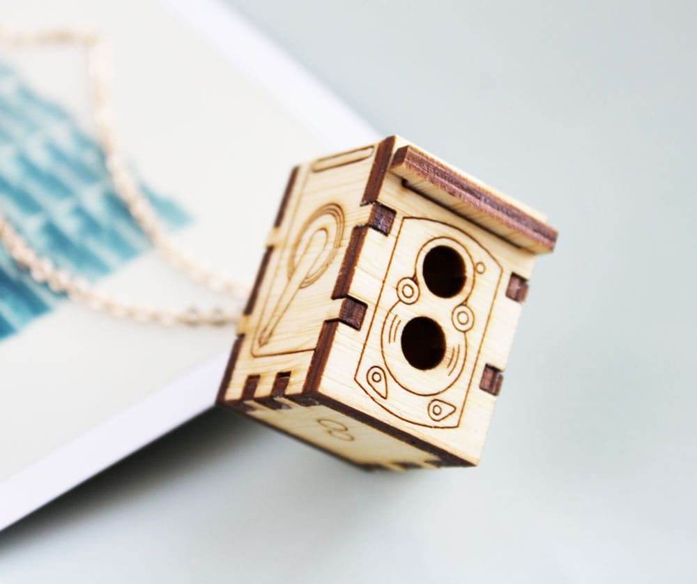 Rolleiflex Camera Locket Necklace - Iluxo
