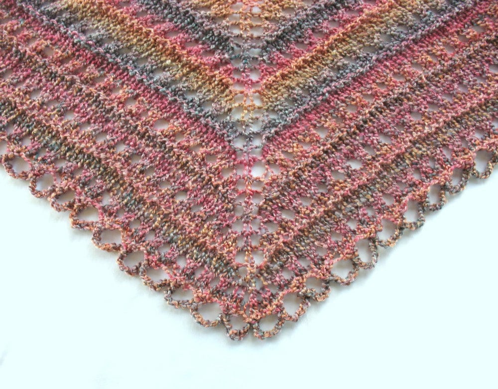 Easy Knitting Shawl Pattern | Patterns Gallery