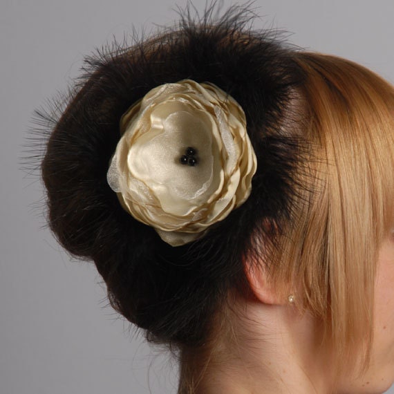 boho wedding flower headpiece bridesmaid hair accessory burlesque hair 