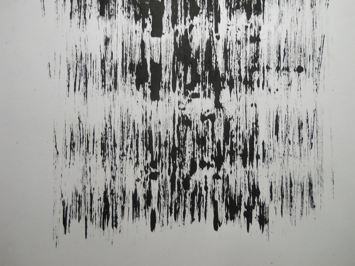 Pare Original Black and White Modern Abstract Ink Painting ( Sold) Abstract, Ink painting