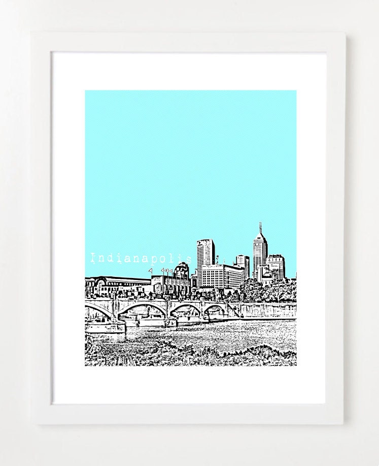 Indianapolis+skyline+art