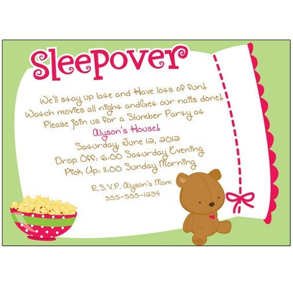 Pillow Sleep Over