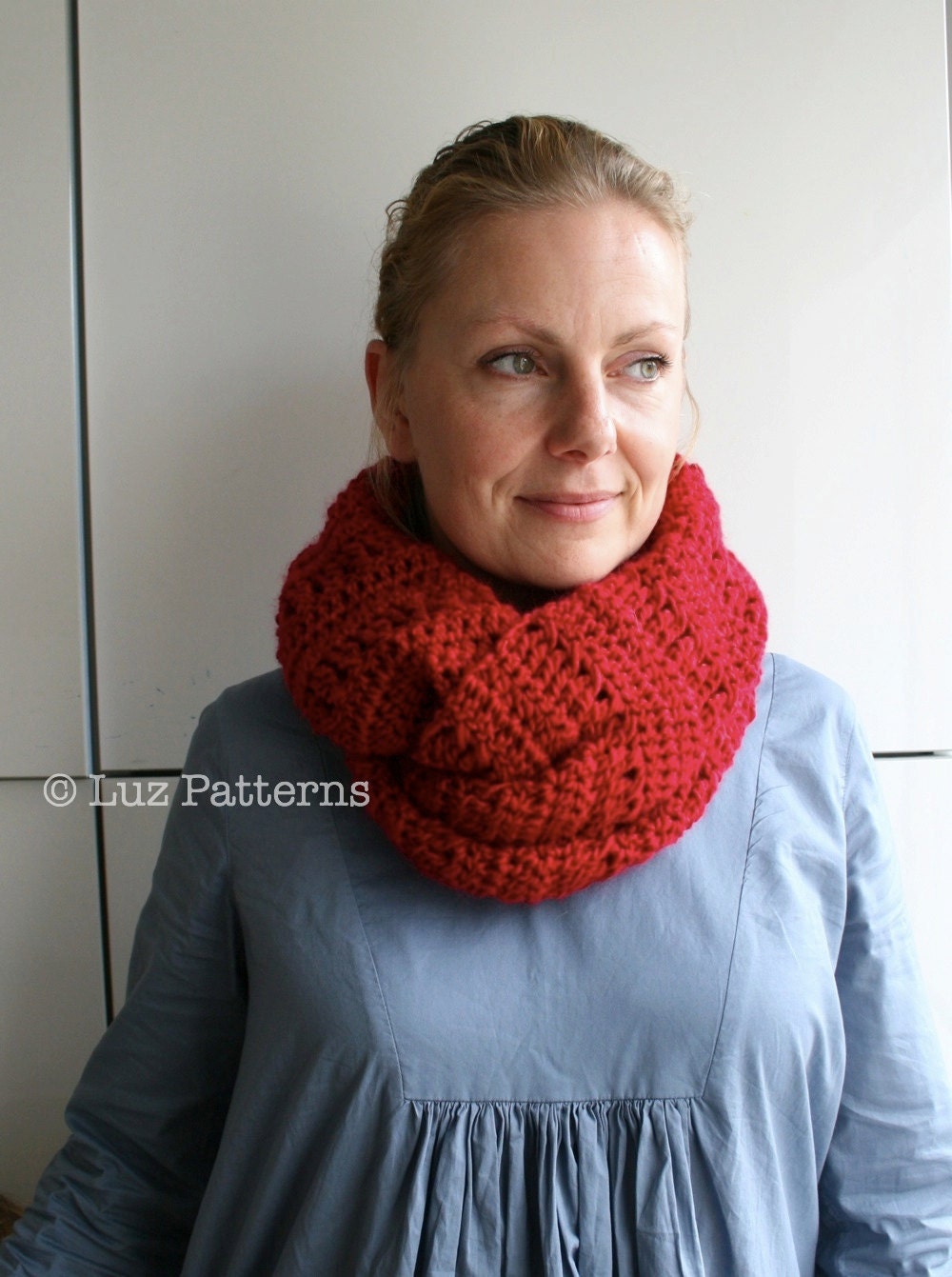 snood crochet pattern instructions - Vintage crochet Patterns