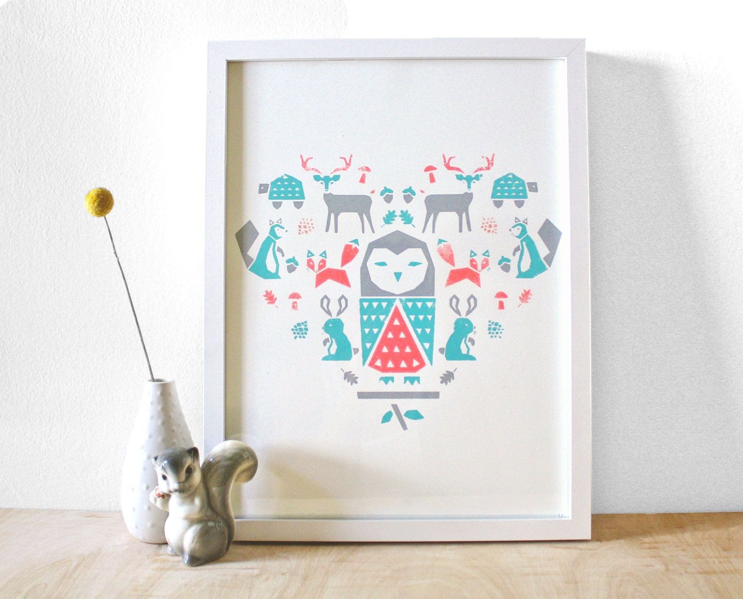 Owl Friends Print